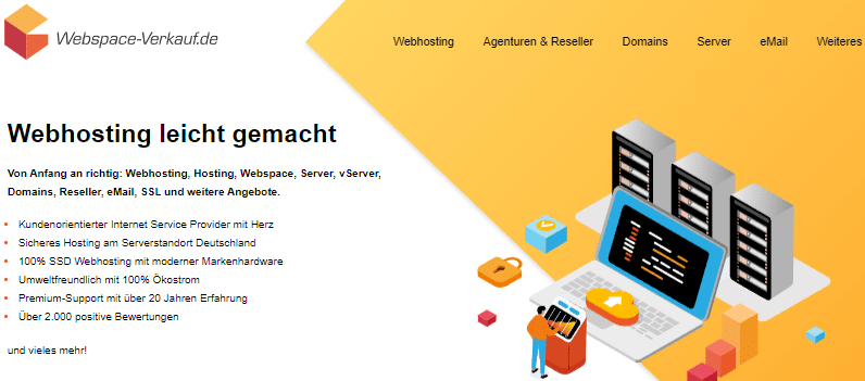 Webspace-Verkauf.de Screenshot